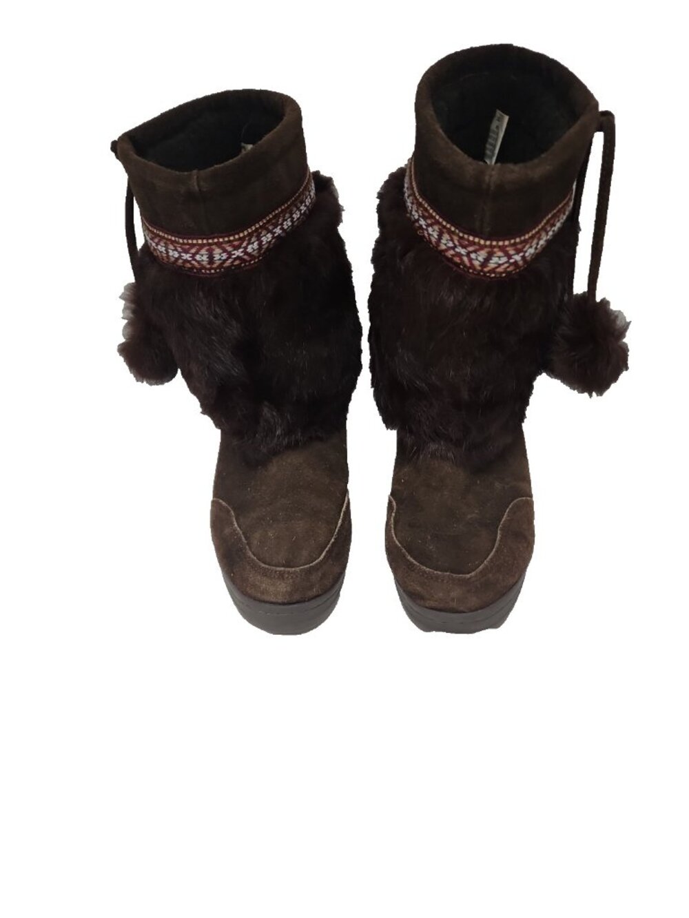 Minnetonka  Women's Winter Boots  Brown Size 8 USED!!!